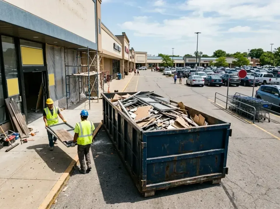 retail-store-renovation-debris-003 — frequently asked questions, Roll-off Dumpster Rentals in Maryland
